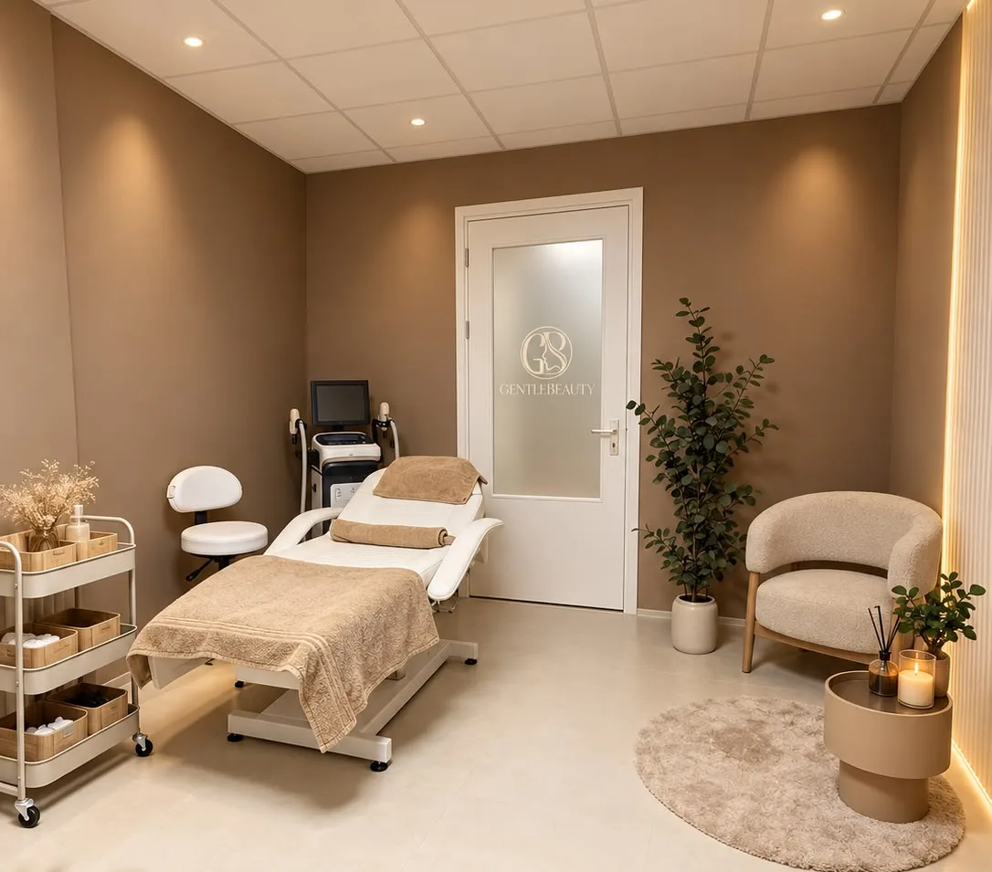 Behandelkamer van Gentle Beauty